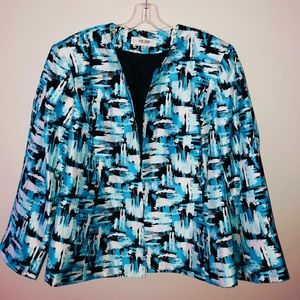 Multi teal and blue Jacket